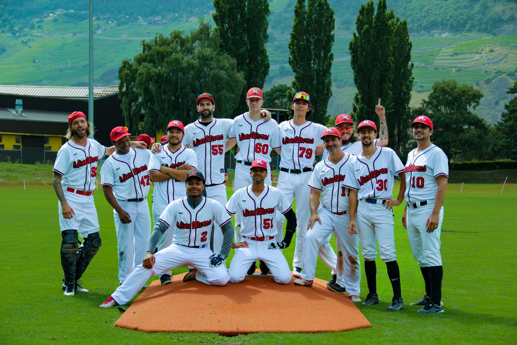 L'équipe des Minotaures de Martigny, sacrée championne romande en 2023